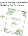 Christian journal for prayer planning and confressions