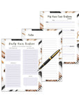 hair care routine templates