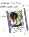hair care planner with scripture focus