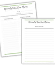 printable hair routine templates from minimalist hair planner