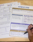 mockup of scripture growth plan and map