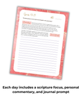 trusting God for strength sample devotional journal page