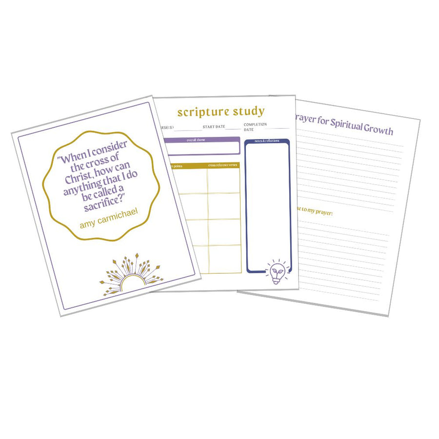 SPIRITUAL GROWTH WITH JESUS PLANNER