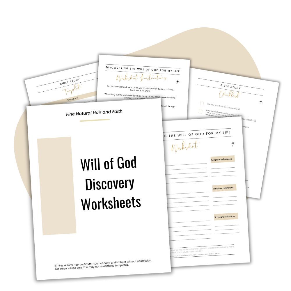 "HOW TO KNOW THE WILL OF GOD" TEMPLATES