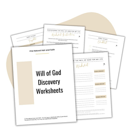 "HOW TO KNOW THE WILL OF GOD" TEMPLATES