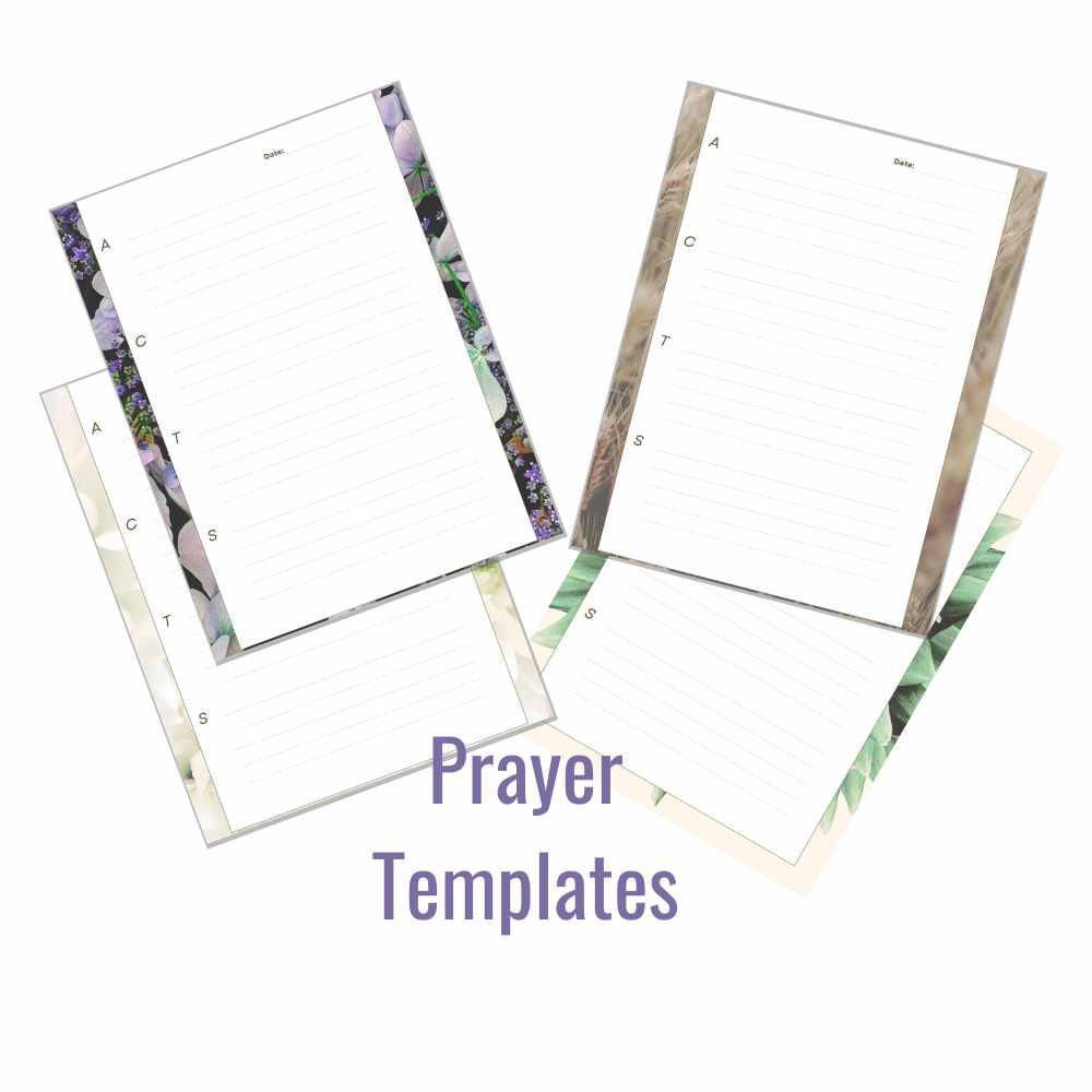 A.C.T.S. Prayer Planner & Journal