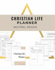 PRINTABLE CHRISTIAN LIFE PLANNER - Neutral Design