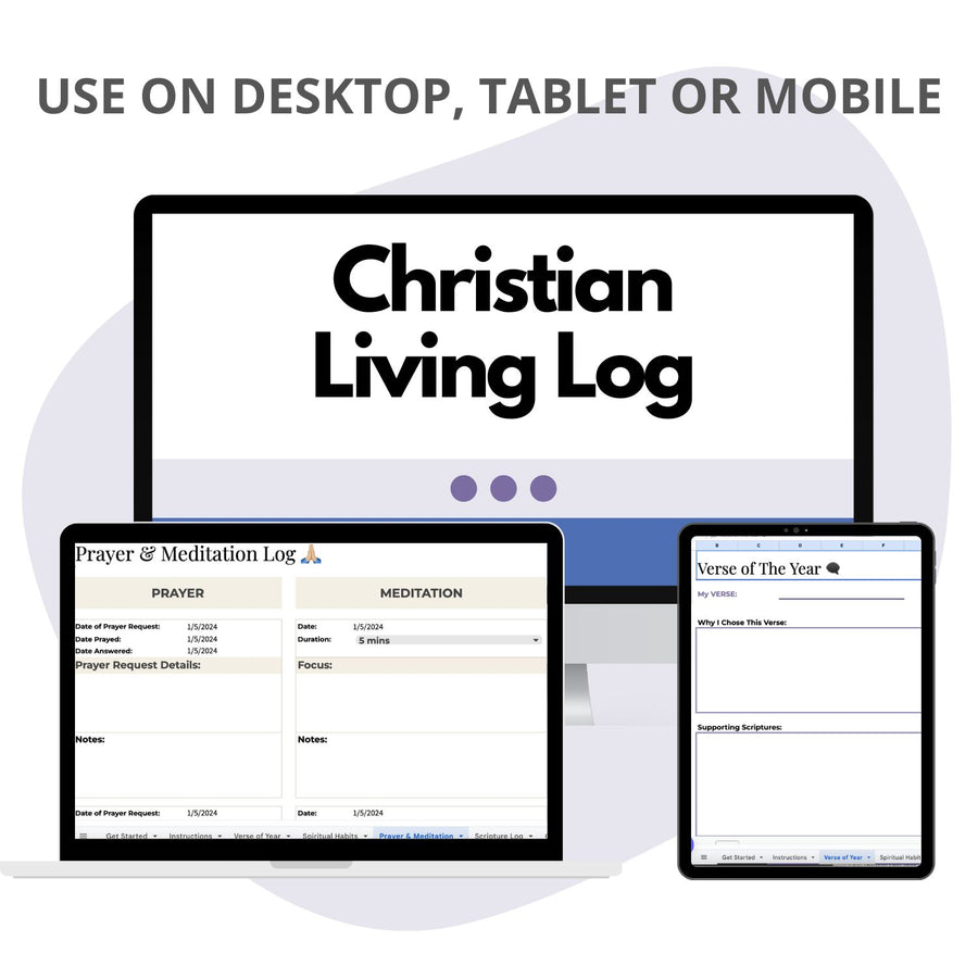 Christian Living Spreadsheets