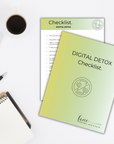 digital detox checklist mock up