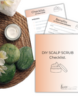 cover page for a DIY scalp scrub