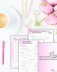 checklists and journaling prompts for faith and soul wellness