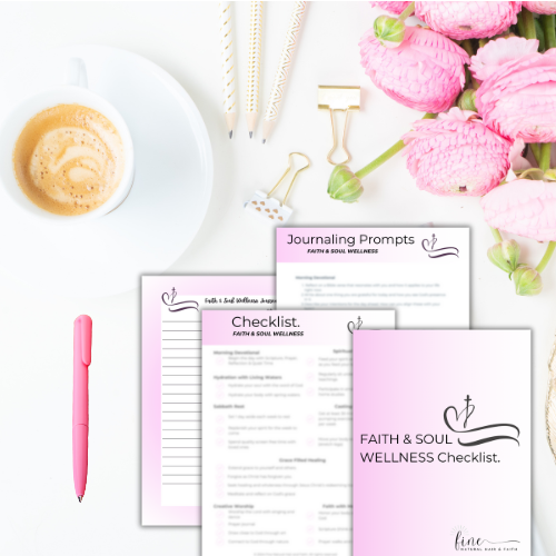 checklists and journaling prompts for faith and soul wellness