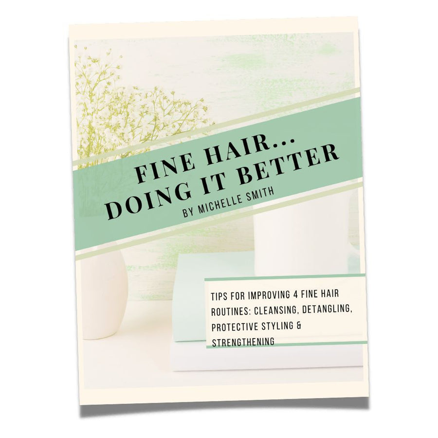 cover page from book on doing fine hair better