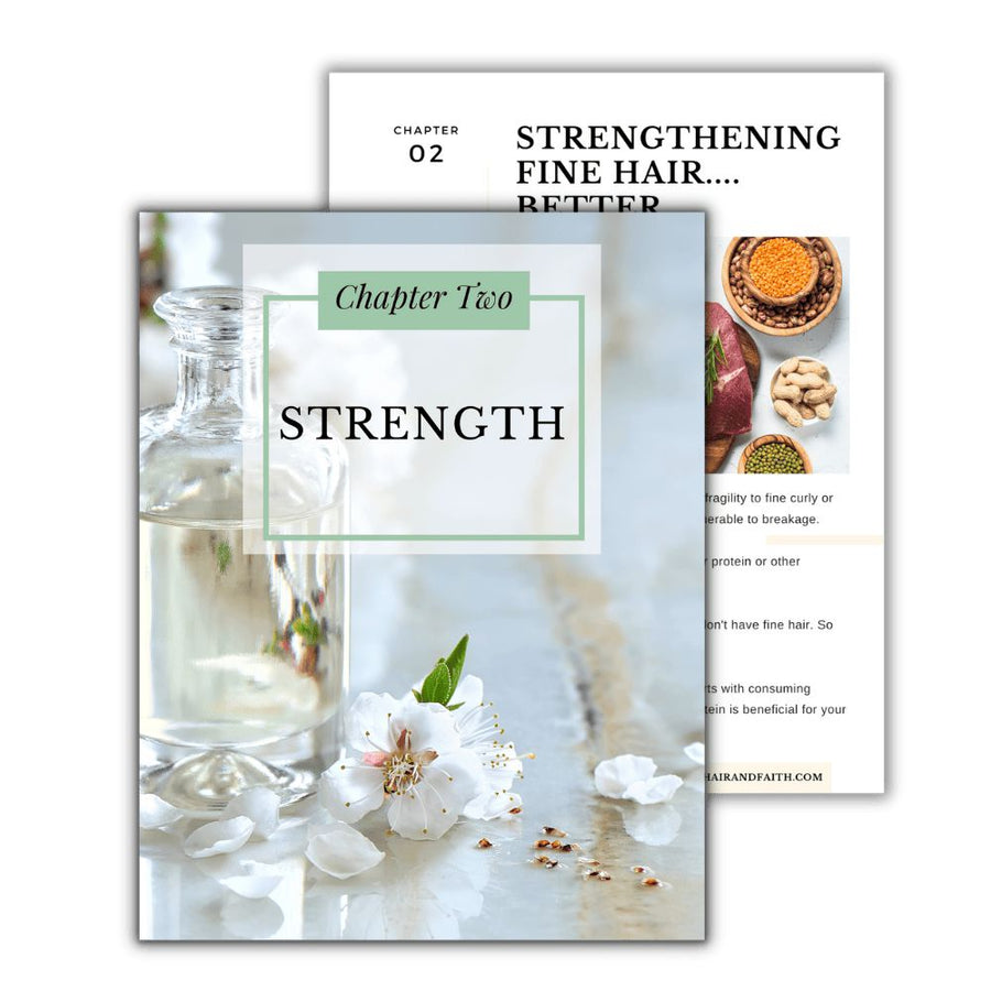 tips on making fine hair stronger chapter from book on fine hair routines