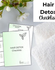 hair care detox checklist mockup