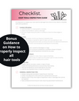 one pair guide of how to inspect hair care tools