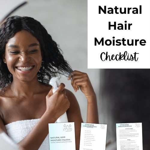 moisturizing natural hair checklist mockup