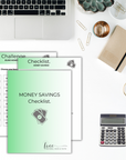 money savings checklist and challenge printable