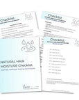 moisture routine for natural hair checklist mockups