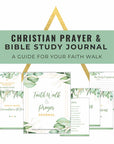 CHRISTIAN PRAYER & BIBLE STUDY JOURNAL