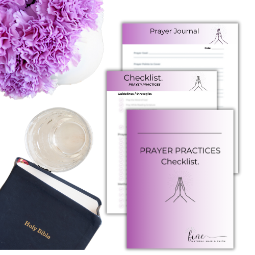 prayer practices checklist printable mockup