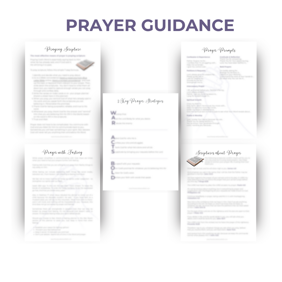 She Prays Boldly: Prayer Planner