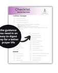 guidelines for praying printable mockup