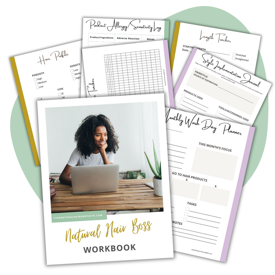 printable natural hair care book