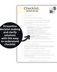 checklist of problem solving techniques