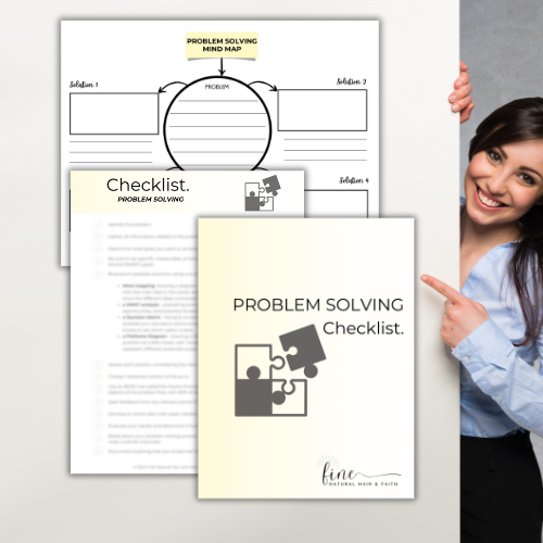 Problem Solving Checklist – The Faithful Living Shop