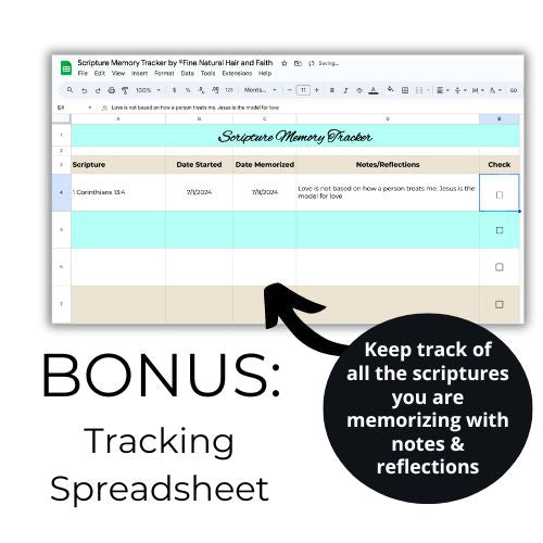 spreadsheet scripture memory tracker image