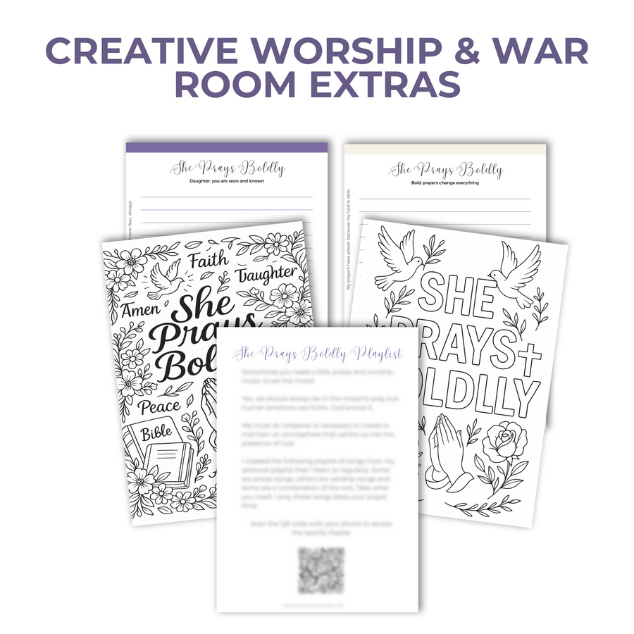 She Prays Boldly: Prayer Planner