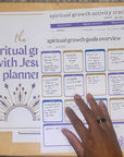 printed example of completed spiritual growth goals mockup