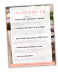 wellness life hack guide table of contents