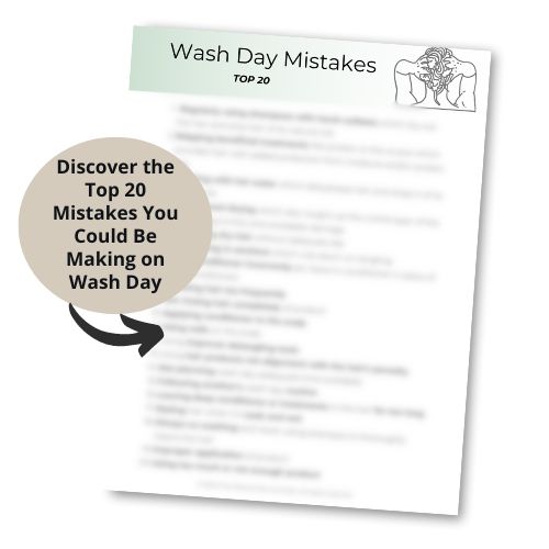 list of natural hair wash day mistakes