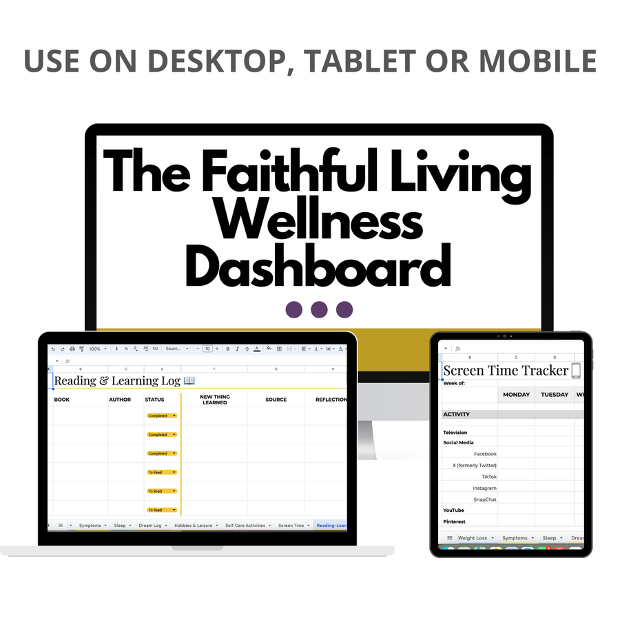 The Faithful Living Wellness Dashboard