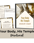 your body his temple devotional journal ebook mock up